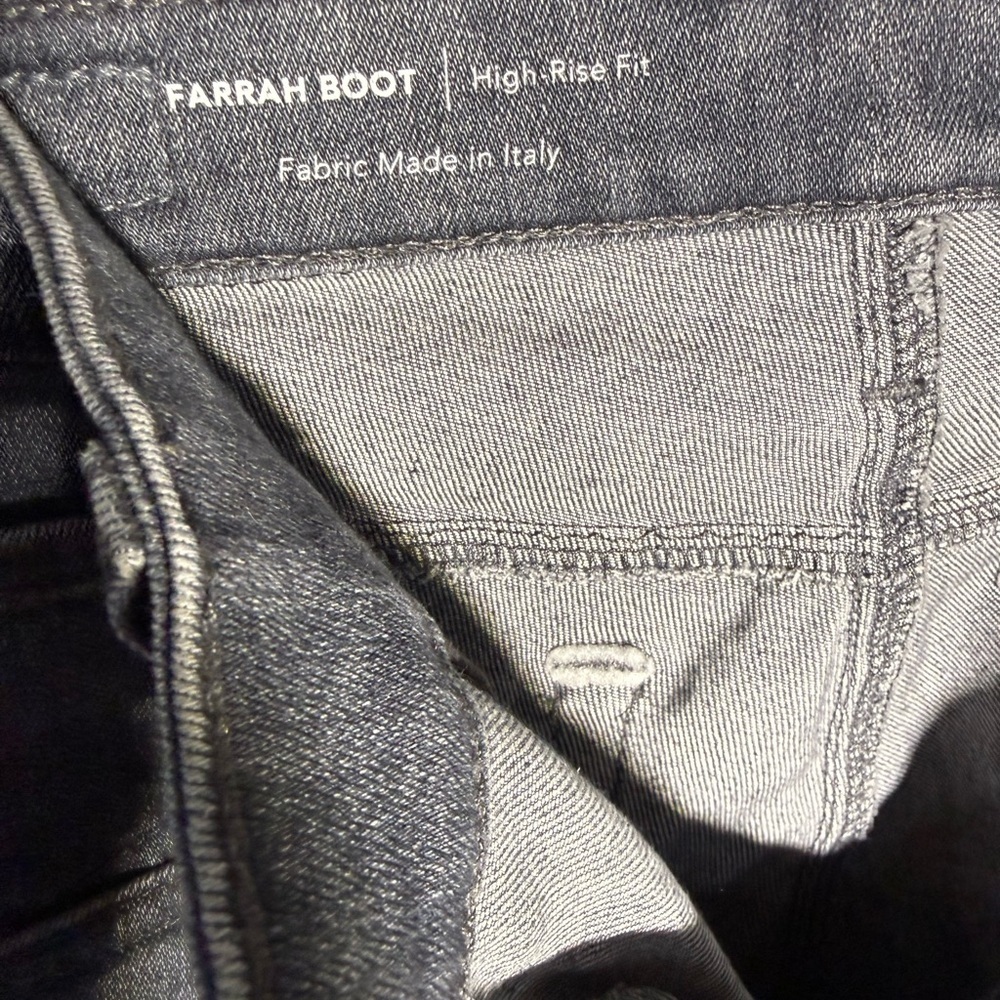 EUC AG Adriano Goldschmied Farrah Boot High-Rise Jeans 30x32 Gray - Picture 4 of 5